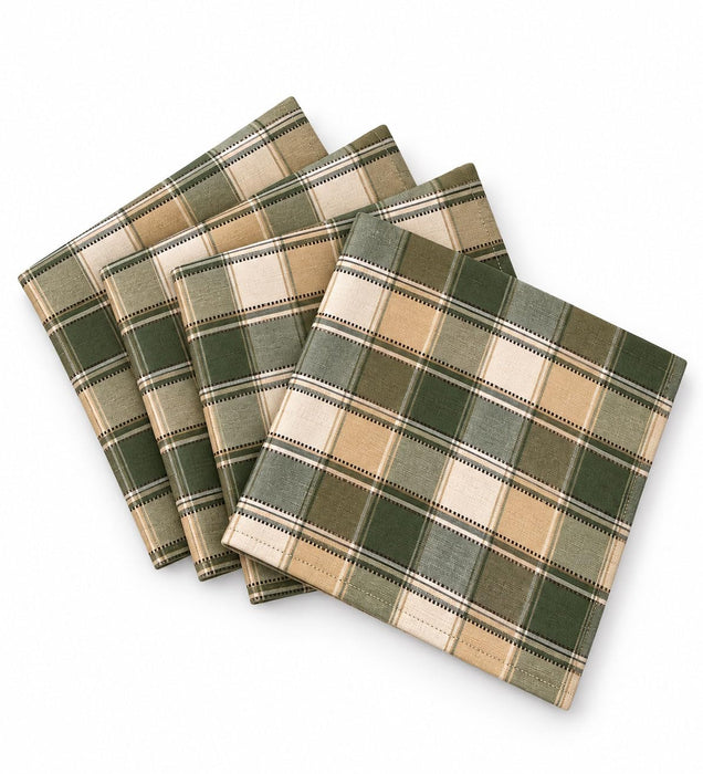 Newbridge Thanksgiving Barnhouse Plaid Cotton Fabric Tablecloth
