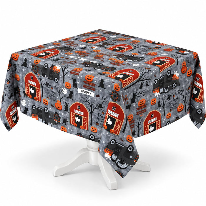 Newbridge Happy Halloween Witches Brew Vinyl Flannel Backed Tablecloth