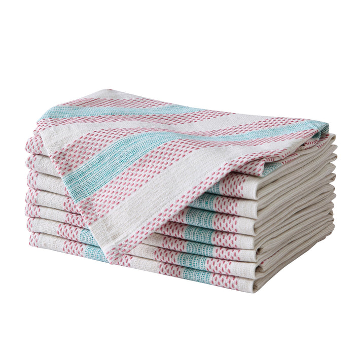 Home Bargains Plus Thanksgiving Hilton Plaid Fabric Tablecloth, Red Taupe Cream Woven Gingham Check Harvest Easy Care Cotton Blend Table Cover and Napkin