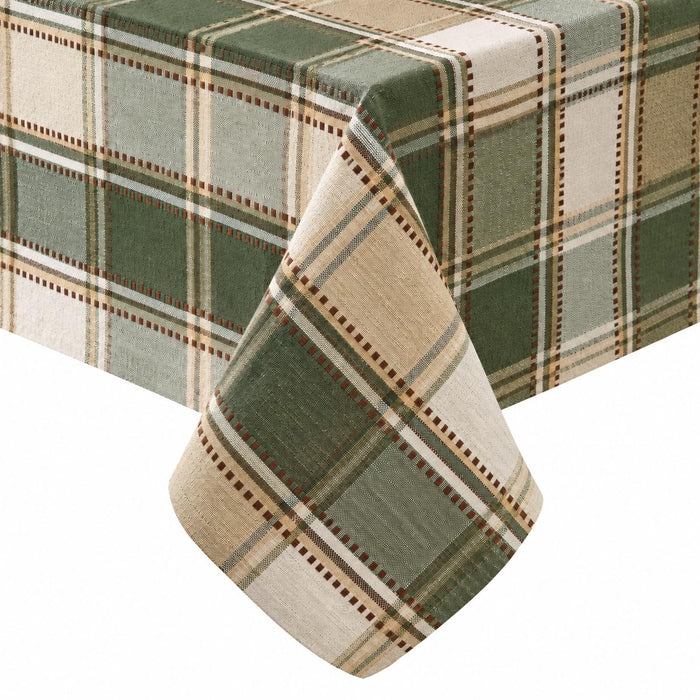 Newbridge Thanksgiving Barnhouse Plaid Cotton Fabric Tablecloth