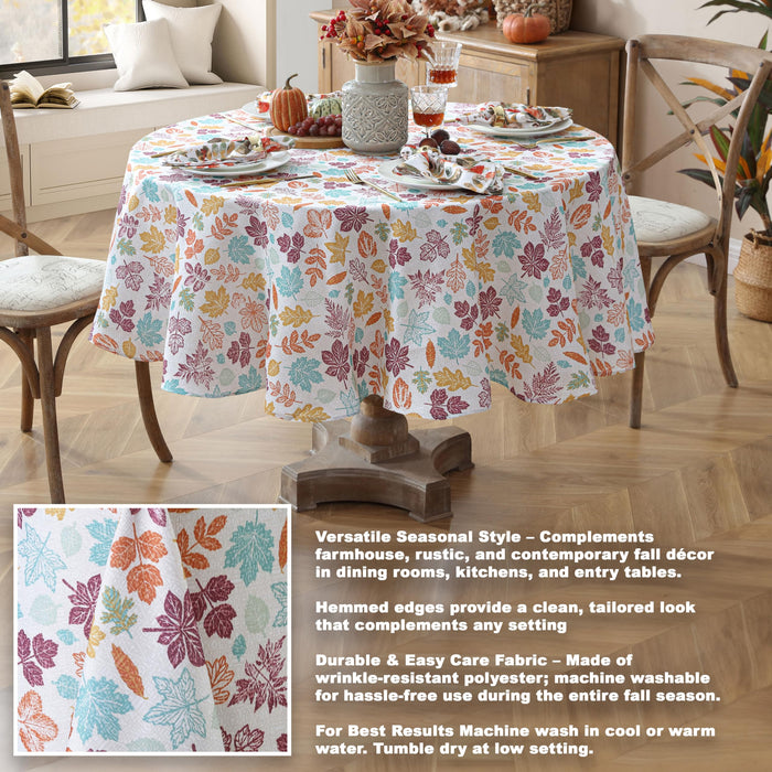 Home Bargains Plus Thanksgiving Fabric Tablecloths
