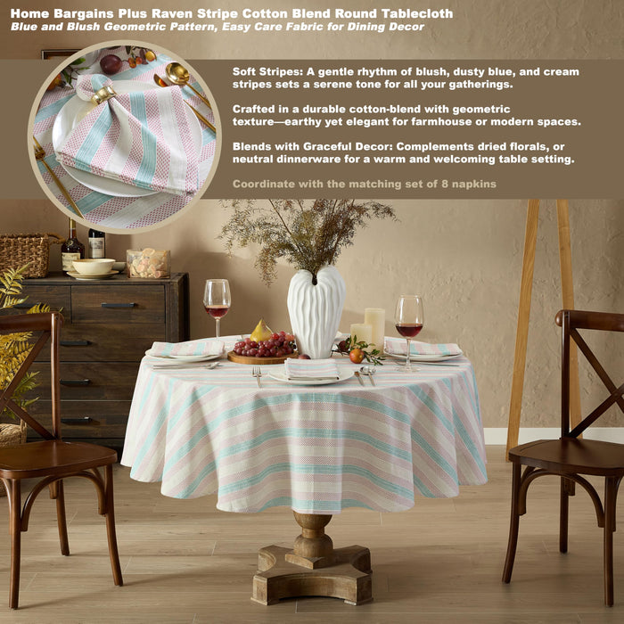 Home Bargains Plus Thanksgiving Hilton Plaid Fabric Tablecloth, Red Taupe Cream Woven Gingham Check Harvest Easy Care Cotton Blend Table Cover and Napkin