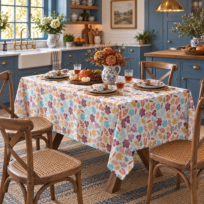 Home Bargains Plus Thanksgiving Fabric Tablecloths