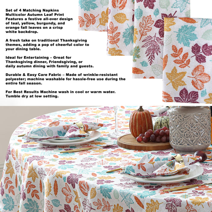 Home Bargains Plus Thanksgiving Fabric Tablecloths