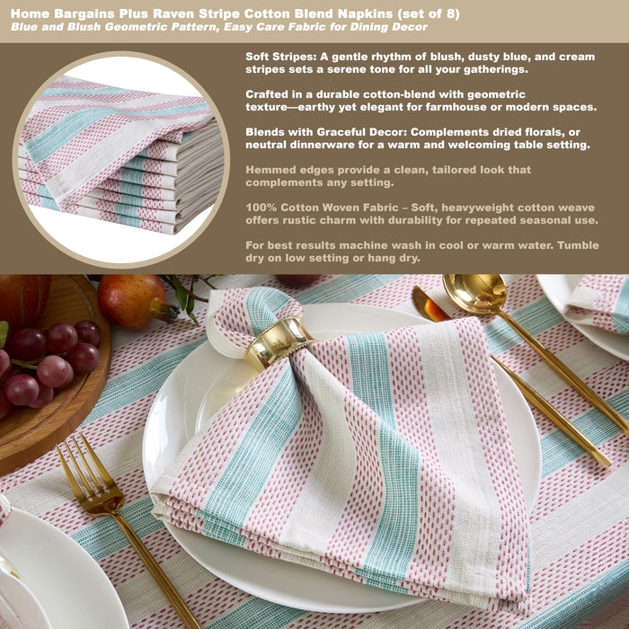 Home Bargains Plus Thanksgiving Hilton Plaid Fabric Tablecloth, Red Taupe Cream Woven Gingham Check Harvest Easy Care Cotton Blend Table Cover and Napkin