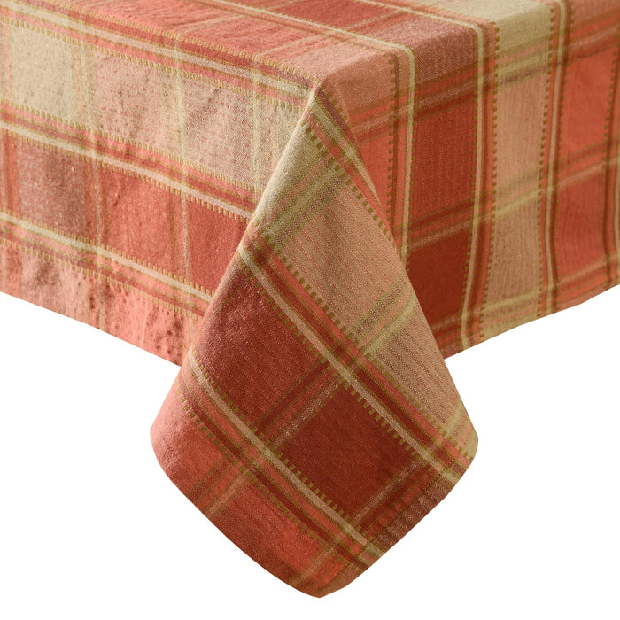 Newbridge Thanksgiving Barnhouse Plaid Cotton Fabric Tablecloth