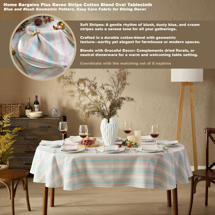 Home Bargains Plus Thanksgiving Hilton Plaid Fabric Tablecloth, Red Taupe Cream Woven Gingham Check Harvest Easy Care Cotton Blend Table Cover and Napkin