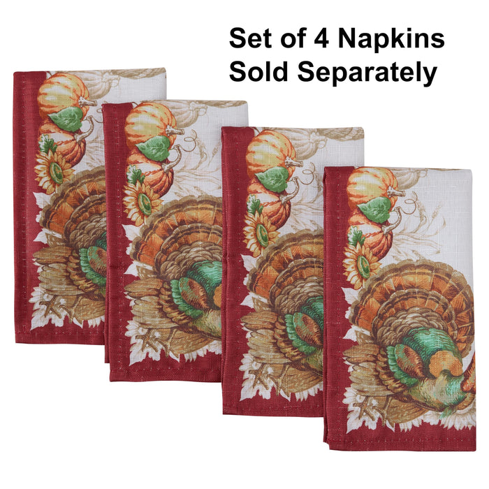 Newbridge Thanksgiving Tablecloths and Dining Décor - Country Turkey and Autumns Bounty
