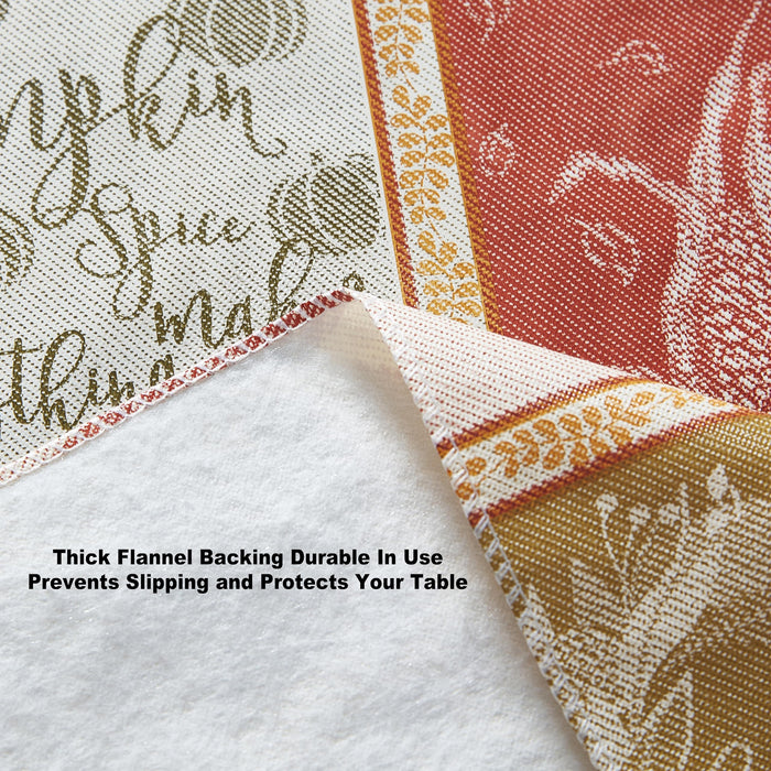 Harvest Breeze Vinyl Thanksgiving Tablecloth by Newbridge
