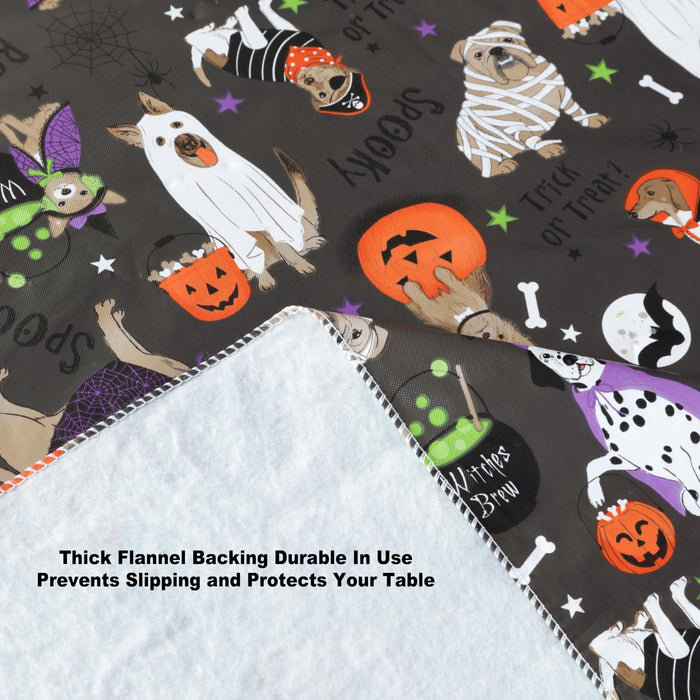 Halloween Pets Vinyl Flannel Backed Tablecloths by Newbridge
