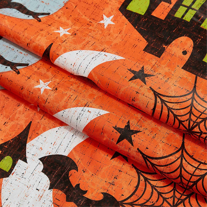 Newbridge Halloween Scream Vinyl Flannel Backed Tablecloth